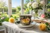 Filiżanka Porcelanowa Kwiaty Róże Duża 400ml w kwiaty ze Podgląd zdjęcia produktu 5