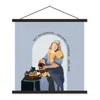 MuchoWow® Textilposter Milchmädchen - Blau - Vintage - Alte Produktbild-Vorschau 1
