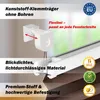 Plissee ohne Bohren 65x220cm Braun Produktbild-Vorschau 4
