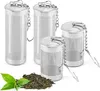 4 Stück Teezange aus Edelstahl,Teeei für Losen Tee,Tee-Ei Produktbild-Vorschau 1