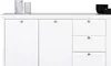 Credenza Landwood 52 colore bianco 4 ante e 4 cassetti Anteprima dell’immagine prodotto 9