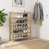 Étagère à chaussures vidaXL, 68 x 28 x 96 cm, bambou, Voir les images du produit 2