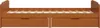 vidaXL Postel z masivu se zásuvkami Honey Brown Pine 90x200 Náhled obrázku produktu 5