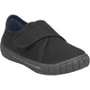 A black child's shoe with velcro straps. Podgląd zdjęcia produktu