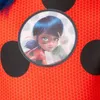 Ladybug-Kostüm für Kinder Overall mit Maske rot-schwarz Produktbild-Vorschau 3