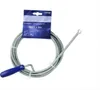 A drain snake coiled on a white background with its packaging. Anteprima dell’immagine prodotto