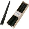 Candela a bastoncino Twisted Set di 6 nero Anteprima dell’immagine prodotto 1
