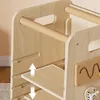 Montessori Lernturm 4-in-1 aus Holz, Höhenverstellbarer Produktbild-Vorschau 5