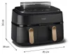 Philips 5000 series NA552/00 fryer Double 9 L Stand-alone Anteprima dell’immagine prodotto 11