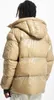 Bunda DEF Shiny Pufferjacket beige - XXL Náhled obrázku produktu 2
