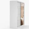 Armoire à portes coulissantes Armoire 203cm blanc/blanc Voir les images du produit 5