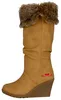LOVENESS, Damen Fellstiefel Damenfellstiefel Stiefeletten Produktbild-Vorschau 5