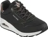 A single black Skechers sneaker with rose gold accents and a white sole is shown against a white background. Náhled obrázku produktu