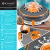 A pool robot with feature callouts. Produktbild-Vorschau