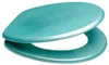SANILO® Asiento de inodoro brillante, color turquesa. Tapa Vista previa de la imagen del producto 3