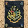 A Harry Potter Hogwarts crest blanket laid out on a sandy surface. Anteprima dell’immagine prodotto