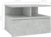 vidaXL Tables de chevet suspendues 2 pcs. Gris béton Voir les images du produit 12