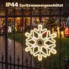 SALCAR LED-sneeuwvlok decoratie, 40 cm, 420 LED's, binnen- Productafbeelding-voorbeeld 4