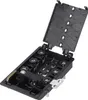 An open black electrical junction box with internal components visible. Produktbild-Vorschau