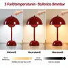 Kabellos Nachttischlampen, LED Tischlampe, Touch Dimmbare Produktbild-Vorschau 3