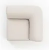 Ecksofa L-Form Beige Eckgarnitur Möbel Textil Stil 405x315 Produktbild-Vorschau 8