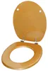 SANILO® Asiento de inodoro, color dorado brillante. Tapa de Vista previa de la imagen del producto 4