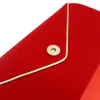 Rot  Abend Clutch Tasche Samt Stoff Braut Geldbörse für Produktbild-Vorschau 5