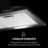 Zugspitze 90 Hotte aspirante murale 65W 330 m³/h LED classe Voir les images du produit 5