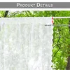 Zasłona z woalu koronkowego kwiaty haftowane zasłony do Podgląd zdjęcia produktu 5