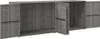 vidaXL Zahradní skříň šedá 198x55,5x80 cm Poly ratan Náhled obrázku produktu 2