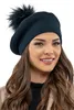 Vivisence Baskenmütze Damen mit bommel Universalgröße - Produktbild-Vorschau 2