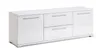 TV Lowboard 150 cm Weiß Hochglanz – Modernes TV-Möbel mit Produktbild-Vorschau 1
