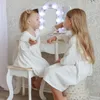 Mamabrum Coiffeuse XXL Pour Enfants En Bois Avec Tabouret - Voir les images du produit 11