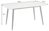 riess-ambiente Esstisch MILANO 140cm weiß schwarz Keramik Produktbild-Vorschau 2