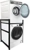 Waschmaschinenregal 74x65x111cm Schwarz | Regal Gestell für Produktbild-Vorschau 1