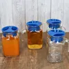 4x KORA dzbanek do lodówki z pokrywką niebieski 0,5 litra Podgląd zdjęcia produktu 3