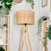 Dello Stehlampe aus Holz/Rattan in Naturfarben Produktbild-Vorschau 2