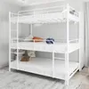 Sweiko Schweres Dreifach-Rahmenbett mit eingebauter Leiter Produktbild-Vorschau 6