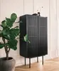 Highboard Louvre - Dunkelbraun Produktbild-Vorschau 4