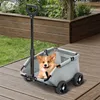 2 in 1 Hundewagen Hundebuggy bis 15 kg für Kleine Produktbild-Vorschau 1