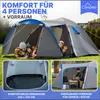Campela Tropical 4 Familienzelt – 4-Personen-Touristenzelt Produktbild-Vorschau 2