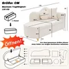 MODFU Chaiselongue Freizeitsofa Einzelsitz mit Lendenkissen Produktbild-Vorschau 4