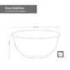 Grey 6er Set Snack- & Dip-Schälchen Ø12cm 200ml graue Produktbild-Vorschau 3