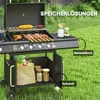 Outsunny Gasgrill 15,2 KW Grillwagen inkl 5 Produktbild-Vorschau 6