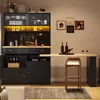 Flieks Hochschrank Küchenschrank mit ausziehbarem Tisch, Produktbild-Vorschau 4