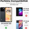 A collage of images showing different ZTE phone models and their compatibility with a phone case. Produktbild-Vorschau