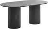 BELIANI Esstisch Schwarz MDF-Platte 180 x 100 cm für 6 Produktbild-Vorschau 1