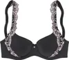 LASCANA Schalen-BH Wanda schwarz-rose Größe 70 Cup F Produktbild-Vorschau 1