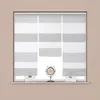 Design Mini Flächenvorhang Set weiß taupe 4014-09 Produktbild-Vorschau 2