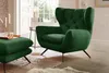 KAWOLA Sessel CHARME Hochlehnsessel Cord smaragd Produktbild-Vorschau 2
